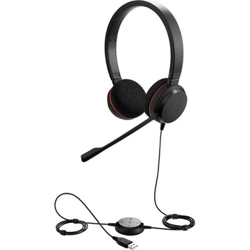 Jabra EVOLVE 20 MS Stereo Wired Headset Black